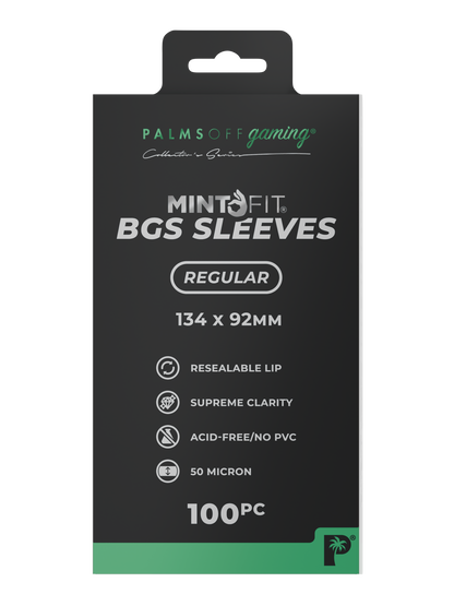 MintFit BGS Graded Card Sleeves - Regular 100pc - Photo 1