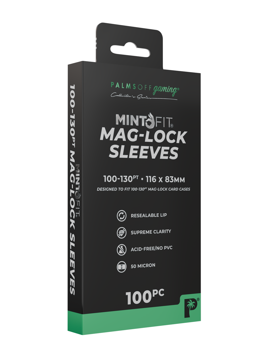 MintFit Mag-Lock Card Case Sleeves (100pt-130pt) - 100pc - Photo 4