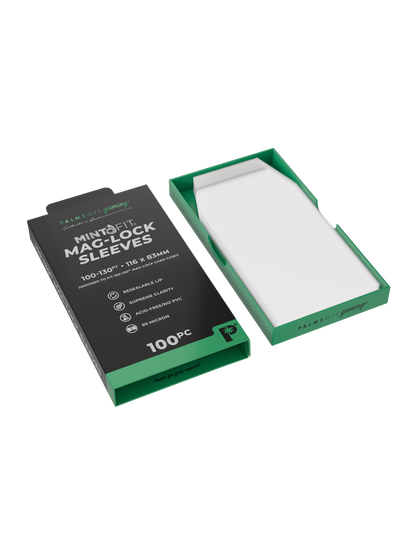 MintFit Mag-Lock Card Case Sleeves (100pt-130pt) - 100pc - Photo 2