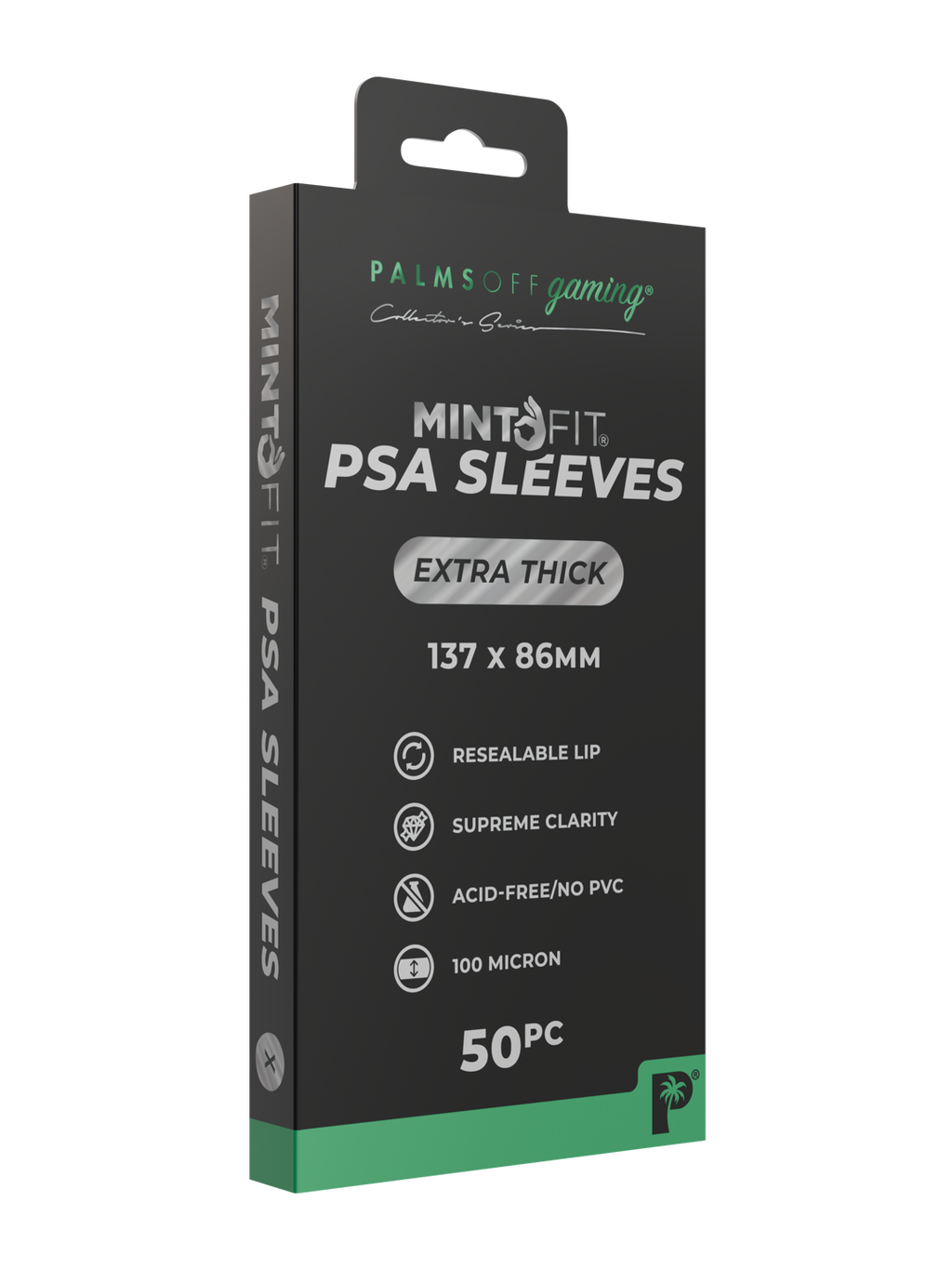 MintFit PSA Graded Card Sleeves - Extra Thick 50pc
