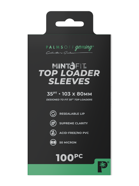 MintFit Top Loader Sleeves - 35pt - 100pc