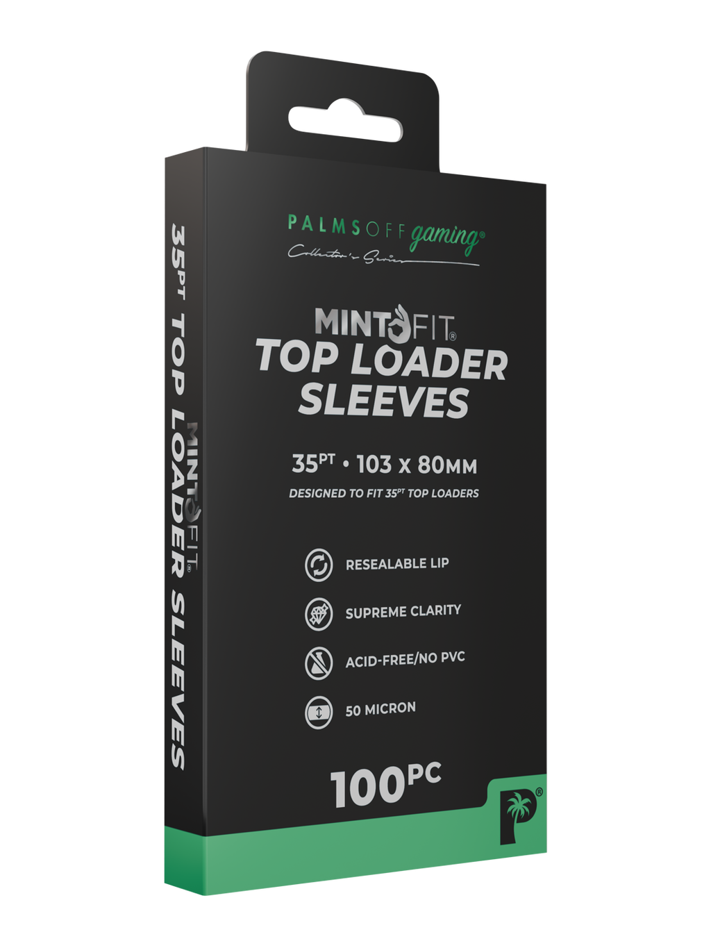 MintFit Top Loader Sleeves - 35pt - 100pc