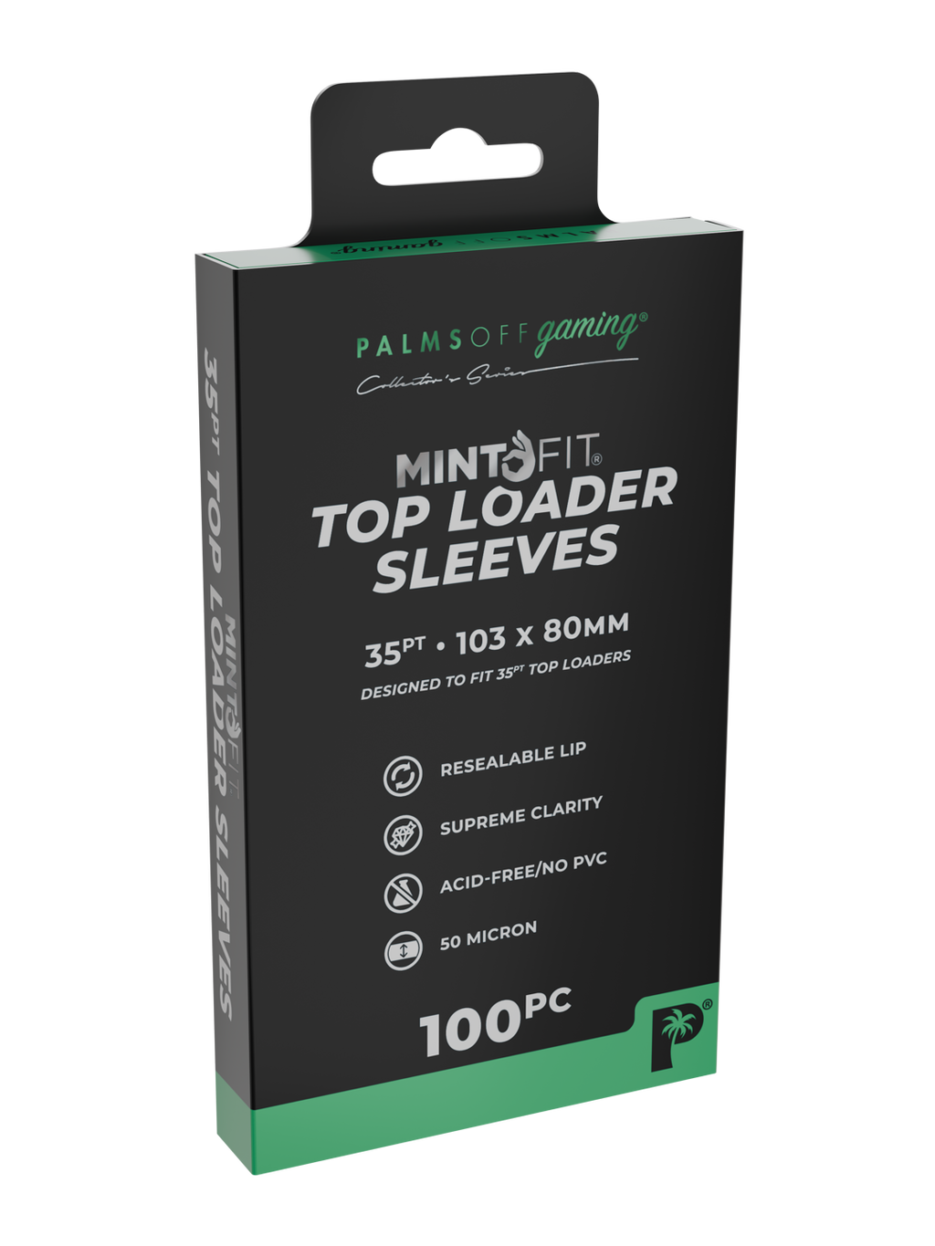 MintFit Top Loader Sleeves - 35pt - 100pc