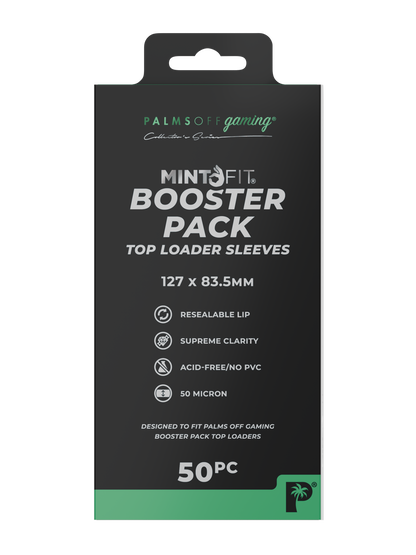 MintFit Booster Pack Top Loader Sleeves - 50pc - Photo 1