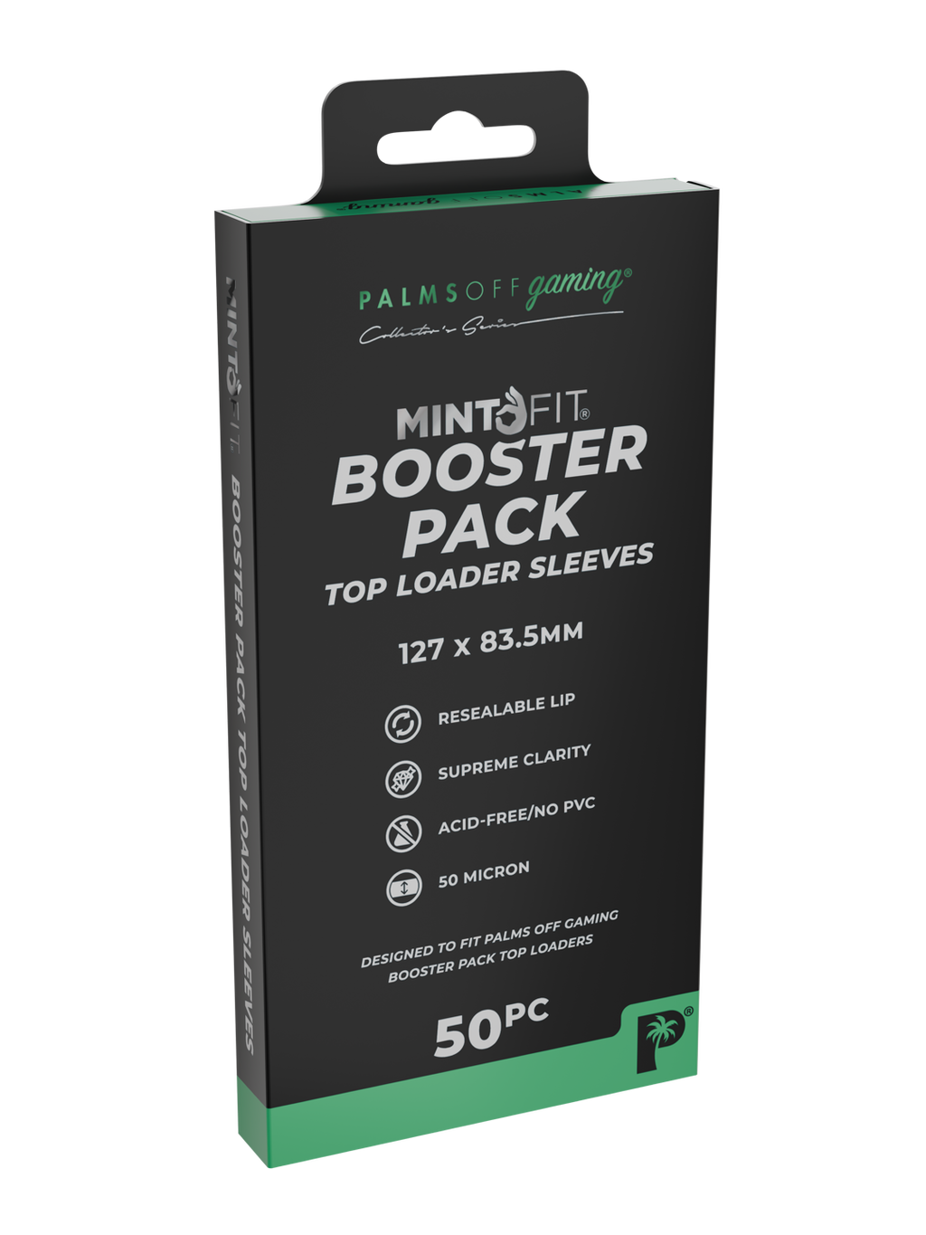 MintFit Booster Pack Top Loader Sleeves - 50pc