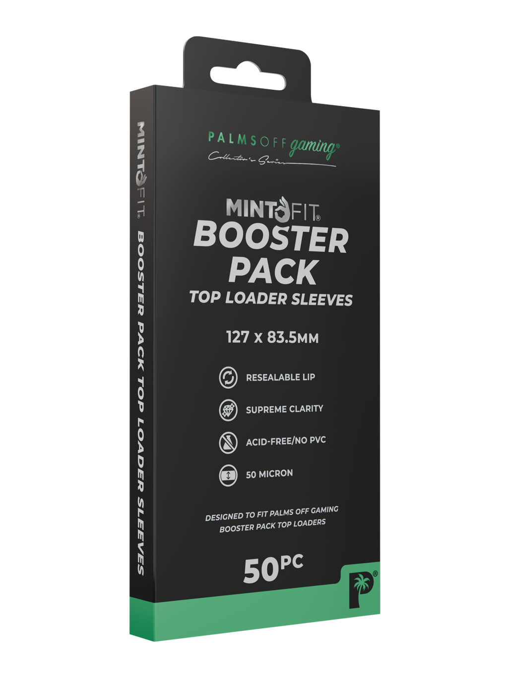 MintFit Booster Pack Top Loader Sleeves - 50pc