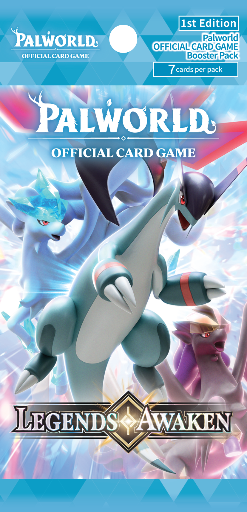 Palworld TCG Legends Awaken (BP02) English booster pack, official product render
