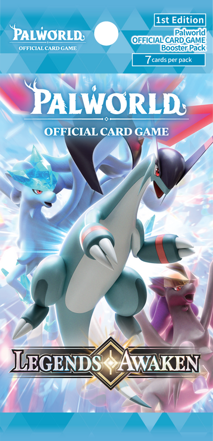 Palworld TCG Legends Awaken (BP02) English booster pack, official product render