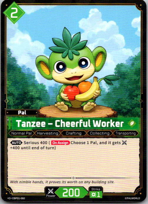 Palworld - C - EBP01-060 - Tanzee - Cheerful Worker