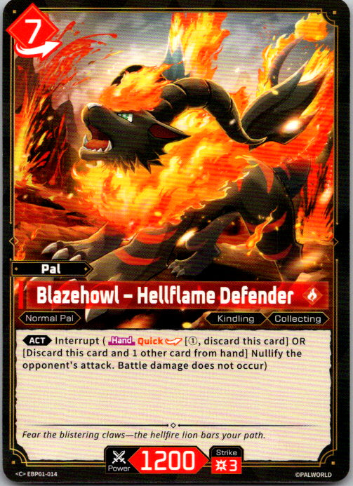 Palworld - C - EBP01-014 - Blazehowl - Hellflame Defender