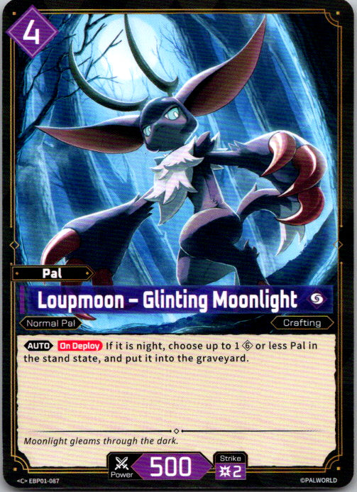 Palworld - C - EBP01-087 - Loupmoon - Glinting Moonlight