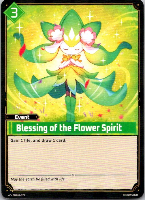 Palworld - C - EBP01-072 - Blessing of the Flower Spirit