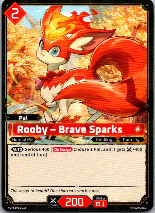 Palworld - C - EBP01-011 - Rooby - Brave Sparks