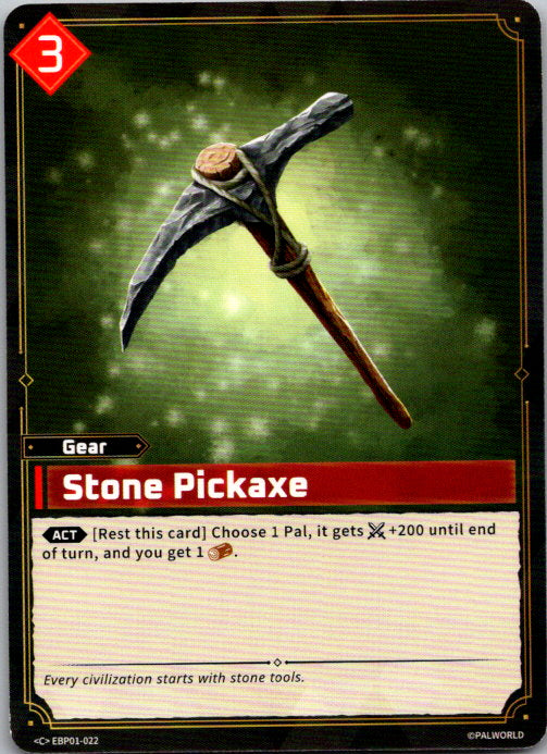 Palworld - C - EBP01-022 - Stone Pickaxe