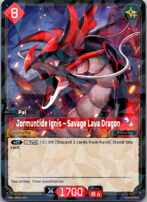 Palworld - RR - EBP01-001 - Jormuntide Ignis - Savage Lava Dragon