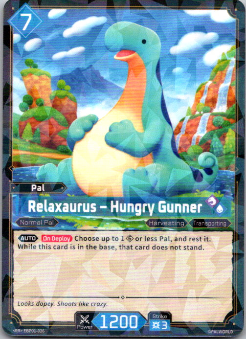 Palworld - RR - EBP01-026 - Relaxaurus - Hungry Gunner