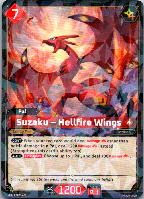 Palworld - RR - EBP01-002 - Suzaku - Hellfire Wings