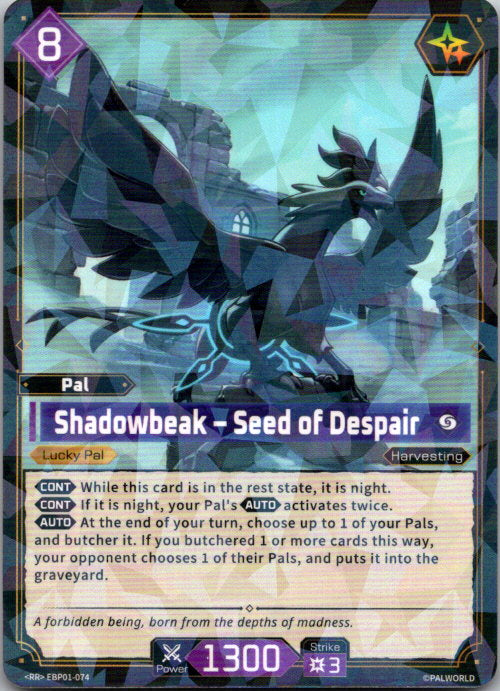 Palworld - RR - EBP01-074 - Shadowbeak - Seed of Despair