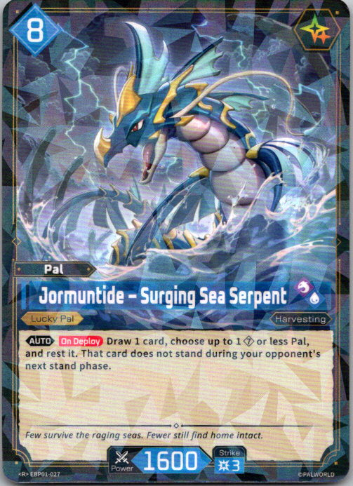 Palworld - R Holo - EBP01-027 - Jormuntide - Surging Sea Serpent