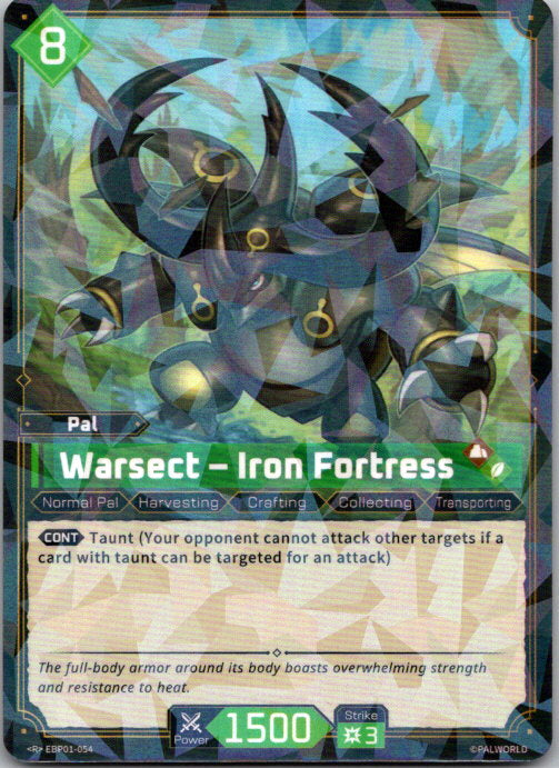Palworld - R Holo - EBP01-054 - Warsect - Iron Fortress