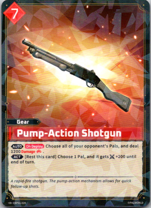 Palworld - R Holo - EBP01-020 - Pump-Action Shotgun