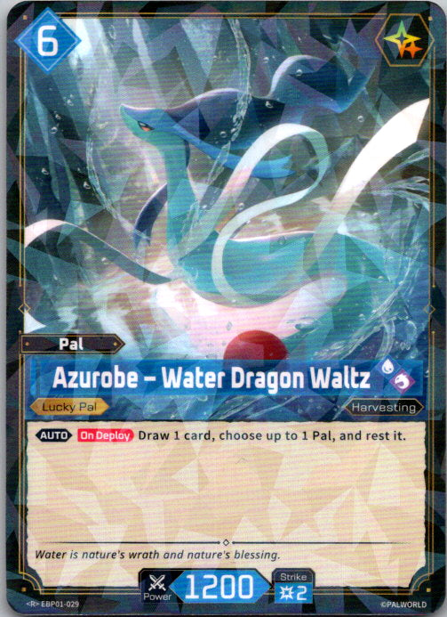 Palworld - R Holo - EBP01-029 - Azurobe - Water Dragon Waltz