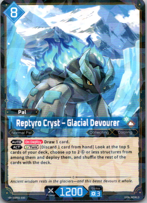 Palworld - R Holo - EBP01-030 - Reptyro Cryst - Glacial Devourer