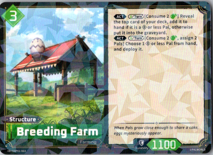 Palworld - R Holo - EBP01-063 - Breeding Farm