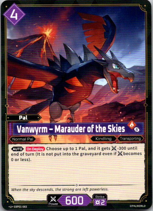 Palworld - U - BP01-083 - Vanwyrm — Marauder of the Skies