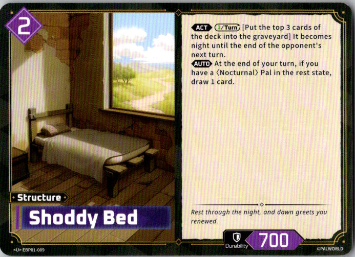 Palworld - U - BP01-089 - Shoddy Bed