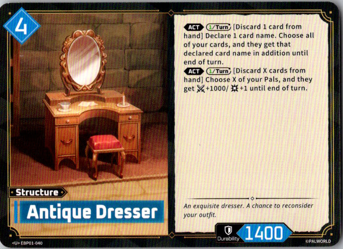 Palworld - U - BP01-040 - Antique Dresser