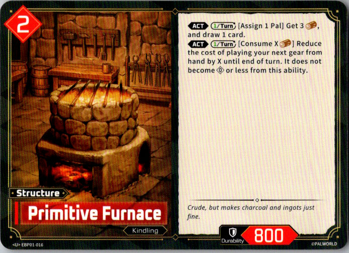 Palworld - U - BP01-016 - Primitive Furnace