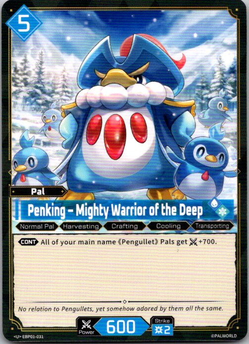 Palworld - U - BP01-031 - Penking — Mighty Warrior of the Deep
