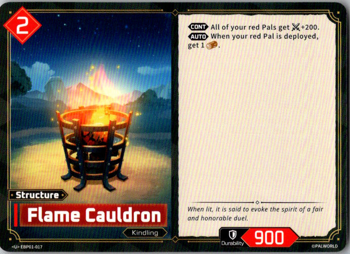 Palworld - U - BP01-017 - Flame Cauldron