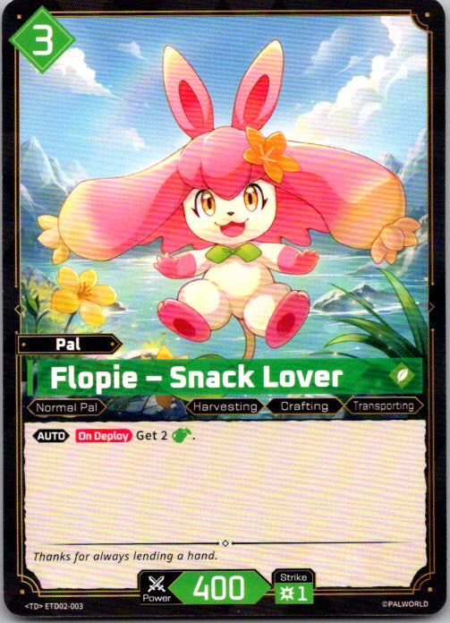 Palworld - TD - ETD02-003 - Flopie - Snack Lover