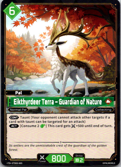 Palworld - TD - ETD02-005 - Eikthyrdeer Terra - Guardian of Nature