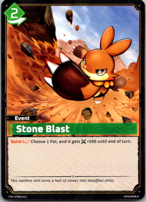 Palworld - TD - ETD02-011 - Stone Blast