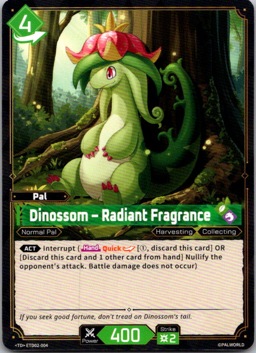 Palworld - TD - ETD02-004 - Dinossom - Radiant Fragrance