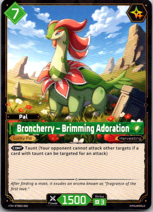Palworld - TDR - ETD02-006 - Broncherry - Brimming Adoration