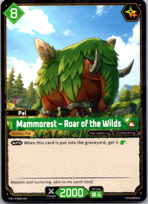 Palworld - TDR - ETD02-007 - Mammorest - Roar of the Wilds