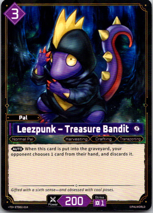 Palworld - TD - ETD02-014 - Leezpunk - Treasure Bandit