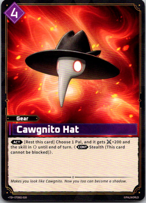 Palworld - TD - ETD02-020 - Cawgnito Hat