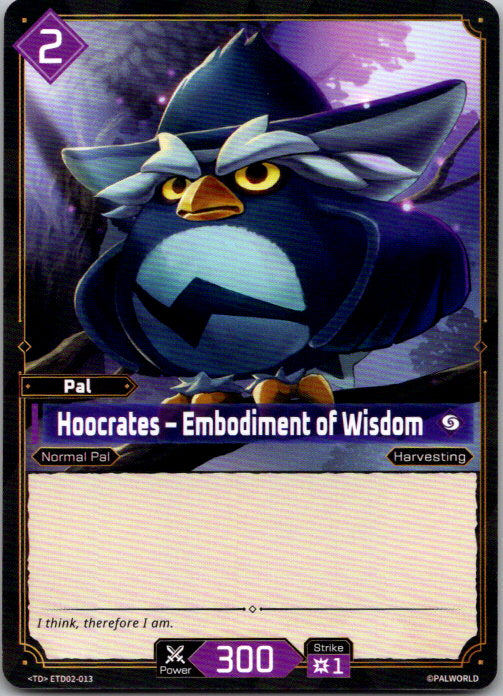Palworld - TD - ETD02-013 - Hoocrates - Embodiment of Wisdom