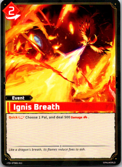 Palworld - TDR - ETD01-006 - Mossanda Lux - Vanguard Captain