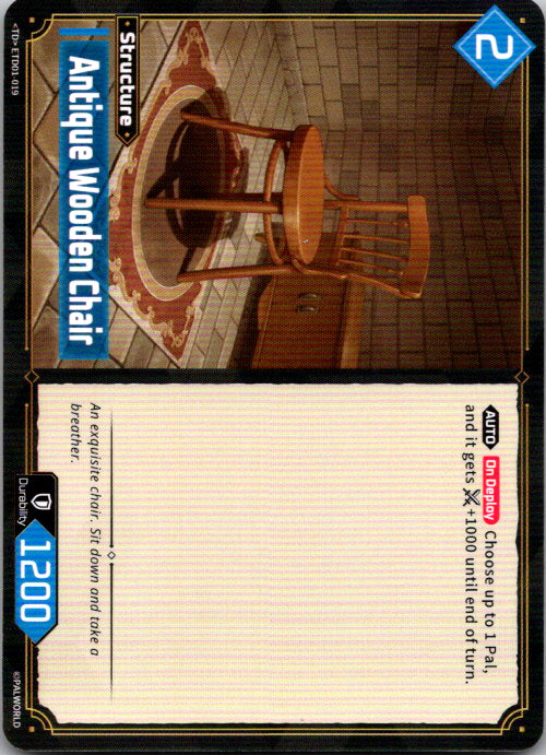 Palworld - TD - ETD01-019 - Antique Wooden Chair