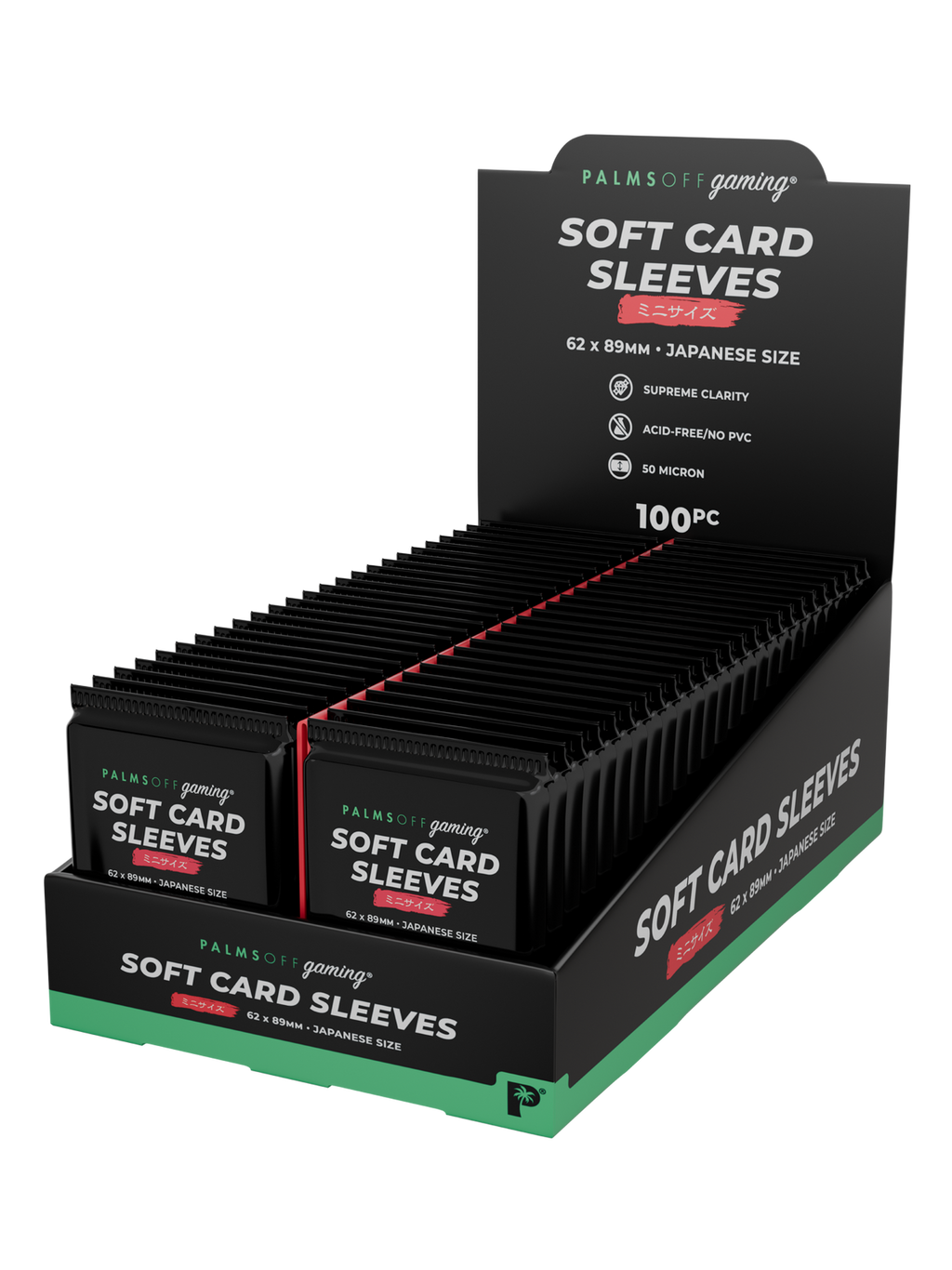 Soft Card Sleeves - Japanese Mini Size - 100pc