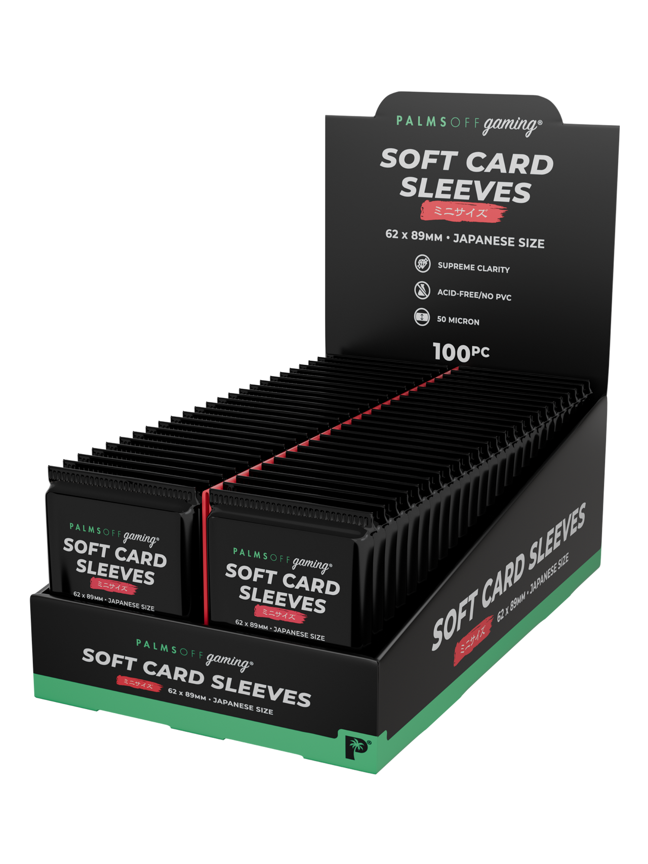 Soft Card Sleeves - Japanese Mini Size - 100pc