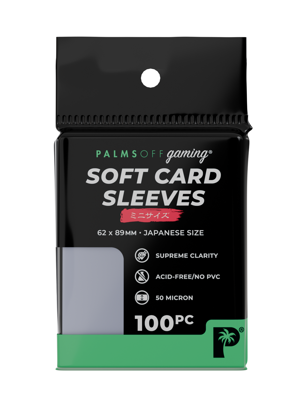 Soft Card Sleeves - Japanese Mini Size - 100pc - Photo 2