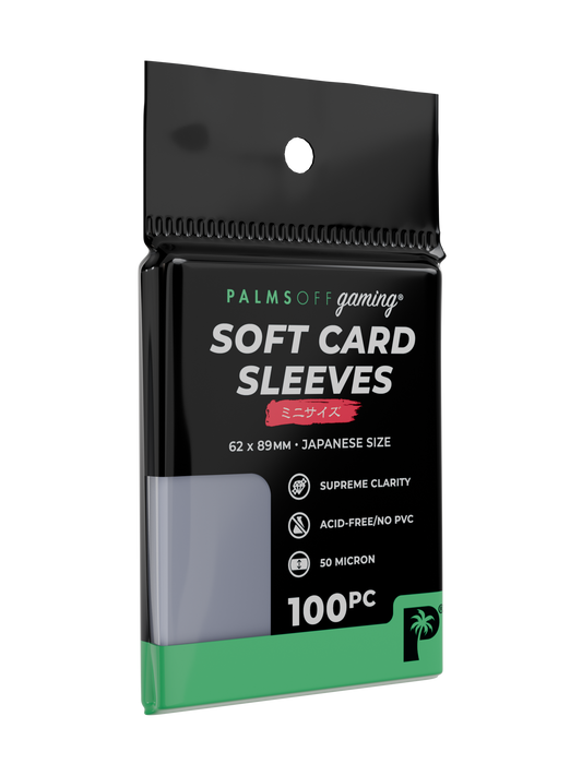 Soft Card Sleeves - Japanese Mini Size - 100pc