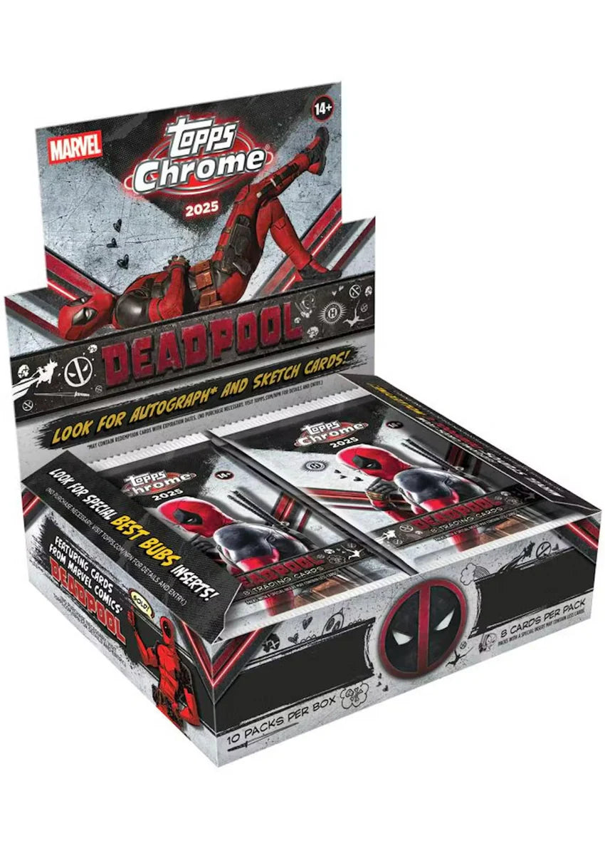 2025 Topps Chrome Deadpool - Hobby Box